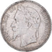 Moneda, Francia, Napoleon III, 5 Francs, 1868, Paris, BC+, Plata, KM:799.1