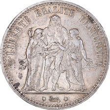 Coin, France, Hercule, 5 Francs, 1874, Paris, EF(40-45), Silver, KM:820.1