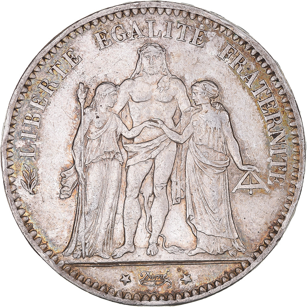 Monnaie, France, Hercule, 5 Francs, 1876, Paris, TTB, Argent, Gadoury:745a