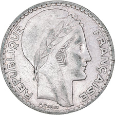 Münze, Frankreich, Turin, 20 Francs, 1937, Paris, SS, Silber, KM:879