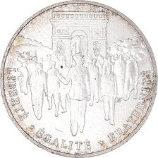 Münze, Frankreich, Libération de Paris, 100 Francs, 1994, SS+, Silber