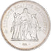 Coin, France, Hercule, 50 Francs, 1974, Paris, MS(63), Silver, KM:941.1