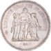 Coin, France, Hercule, 50 Francs, 1975, Paris, MS(63), Silver, KM:941.1