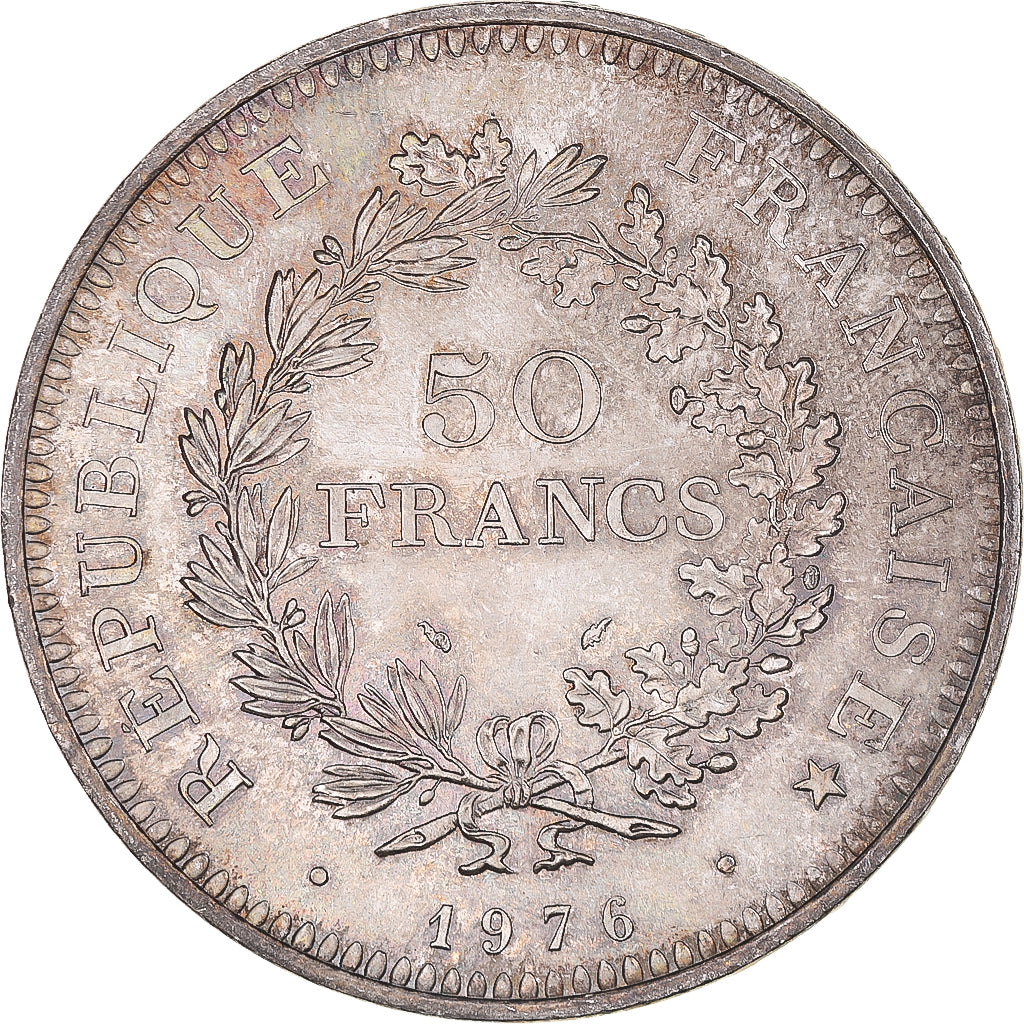 Monnaie, France, Hercule, 50 Francs, 1976, Paris, SPL, Argent, Gadoury:882