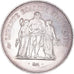 Coin, France, Hercule, 50 Francs, 1976, Paris, MS(63), Silver, KM:941.1