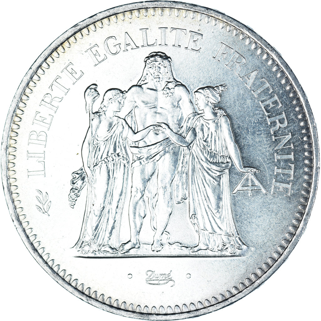 Monnaie, France, Hercule, 50 Francs, 1977, Paris, SPL, Argent, Gadoury:882