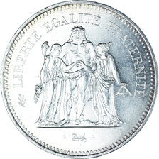 Monnaie, France, Hercule, 50 Francs, 1977, Paris, SPL, Argent, Gadoury:882