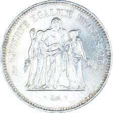 Coin, France, Hercule, 50 Francs, 1978, Paris, MS(60-62), Silver, KM:941.1