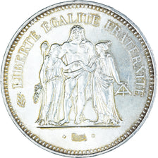 Coin, France, Hercule, 50 Francs, 1978, Paris, MS(60-62), Silver, KM:941.1
