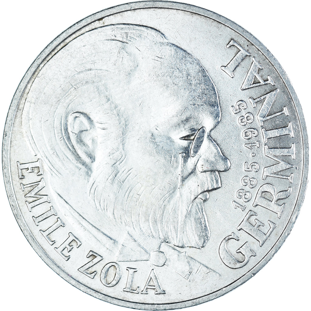 Münze, Frankreich, Germinal, 100 Francs, 1985, Paris, VZ+, Silber, KM:957
