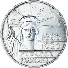 Coin, France, Statue de la Liberté, 100 Francs, 1986, MS(60-62), Silver