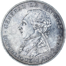 Coin, France, Lafayette, 100 Francs, 1987, AU(55-58), Silver, KM:962
