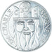 Münze, Frankreich, Charlemagne, 100 Francs, 1990, Paris, VZ+, Silber, KM:982