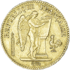 Moneda, Francia, Génie, 20 Francs, 1848, Paris, MBC, Oro, KM:757