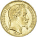 Moneta, Francja, Napoleon III, 20 Francs, 1867, Strasbourg, grand BB, AU(50-53)