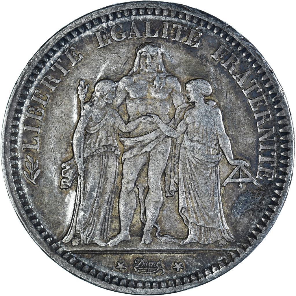 Coin, France, Hercule, 5 Francs, 1849, Paris, VF(30-35), Silver, KM:756.1