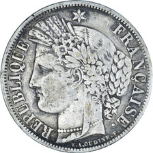 Moneta, Francia, Cérès, 5 Francs, 1850, Paris, MB, Argento, KM:761.1