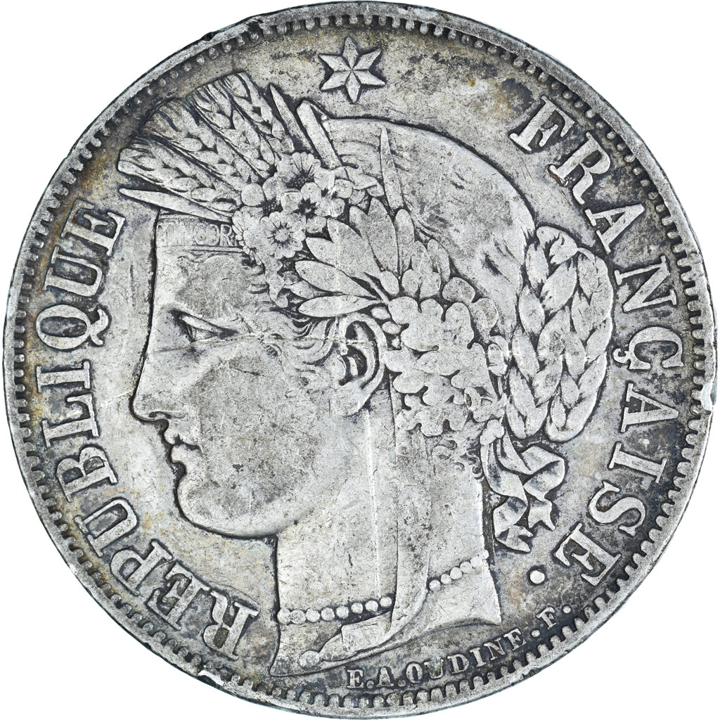 Monnaie, France, Cérès, 5 Francs, 1851, Paris, TB, Argent, KM:761.1