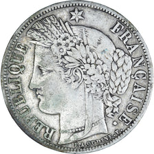 Coin, France, Cérès, 5 Francs, 1851, Paris, VF(20-25), Silver, KM:761.1