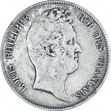 Monnaie, France, Louis-Philippe, 5 Francs, 1830, Paris, Sans le I, TB+, Argent