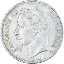 Coin, France, Napoleon III, 5 Francs, 1868, Paris, AU(50-53), Silver, KM:799.1