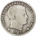 ITALIAN STATES, 1 Lira, 1808, Milan, KM #8.1, VF(20-25), Silver, 4.74