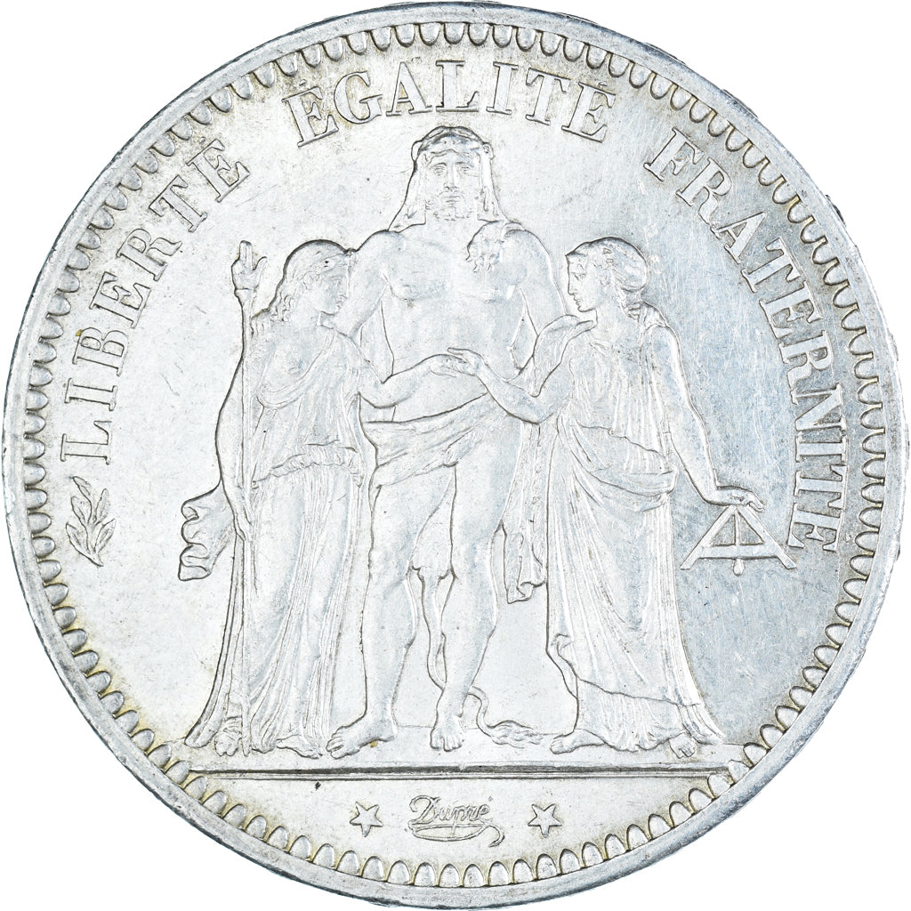 Coin, France, Hercule, 5 Francs, 1873, Paris, MS(60-62), Silver, KM:820.1