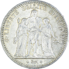 Coin, France, Hercule, 5 Francs, 1873, Paris, MS(63), Silver, KM:820.1