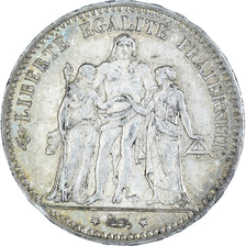 Coin, France, Hercule, 5 Francs, 1876, Paris, EF(40-45), Silver, KM:820.1