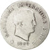 ITALIAN STATES, 5 Lire, 1809, Milan, KM #10.1, F(12-15), Silver, 24.51