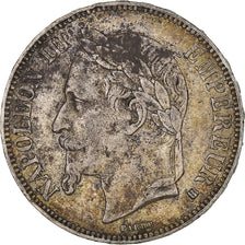 Coin, France, Napoléon III, 5 Francs, 1867, Strasbourg, VF(30-35), Silver