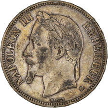 Coin, France, Napoléon III, 5 Francs, 1869, Strasbourg, VF(30-35), Silver