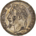 Coin, France, Napoléon III, 5 Francs, 1869, Strasbourg, VF(30-35), Silver