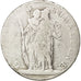 Coin, ITALIAN STATES, PIEDMONT REPUBLIC, 5 Francs, 1801, F(12-15), Silver, KM:4