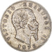 Monnaie, Italie, Vittorio Emanuele II, 5 Lire, 1876, Rome, TB+, Argent, KM:8.4