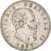 Coin, Italy, Vittorio Emanuele II, 5 Lire, 1877, Rome, VF(30-35), Silver, KM:8.4