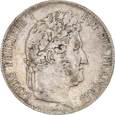 Monnaie, France, Louis-Philippe, 5 Francs, 1846, Bordeaux, TB+, Argent