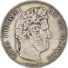 Coin, France, Louis-Philippe, 5 Francs, 1832, Perpignan, VF(20-25), Silver