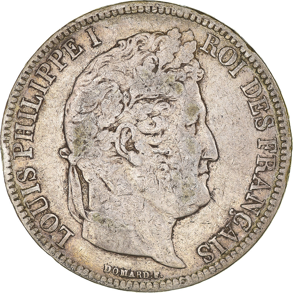 Coin, France, Louis-Philippe, 5 Francs, 1831, Nantes, VF(20-25), Silver
