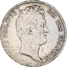 Coin, France, Louis-Philippe, 5 Francs, 1831, Marseille, VF(20-25), Silver