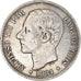 Moneda, España, Alfonso XII, 5 Pesetas, 1884, Madrid, BC+, Plata, KM:688