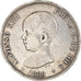 Monnaie, Espagne, Alfonso XIII, 5 Pesetas, 1889, Madrid, TB, Argent, KM:689
