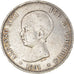 Moneda, España, Alfonso XIII, 5 Pesetas, 1891, BC+, Plata, KM:689