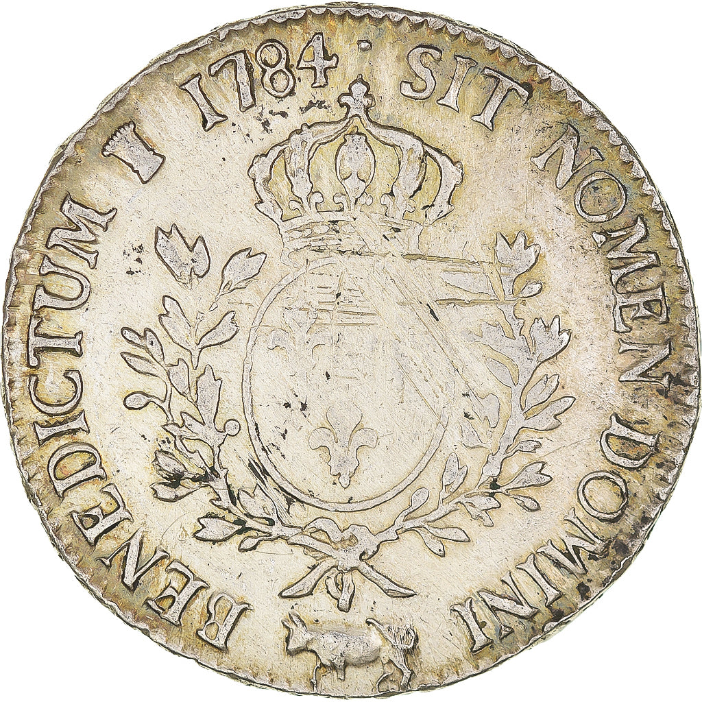Münze, Frankreich, Louis XVI, Écu de Béarn aux branches d'olivier, Ecu, 1784