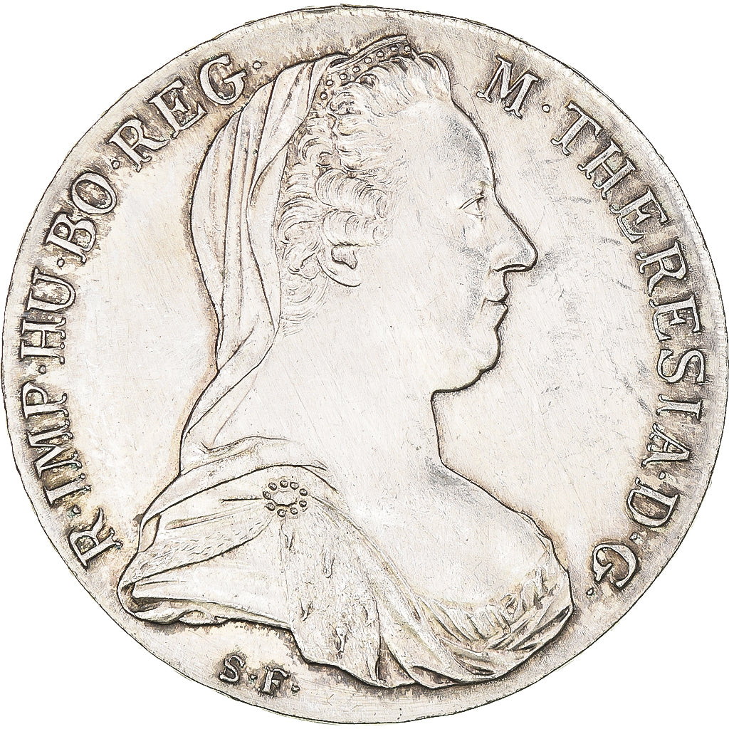 Coin, Austria, Maria Theresa, Thaler, 1780, Vienna, Restrike, MS(63), Silver