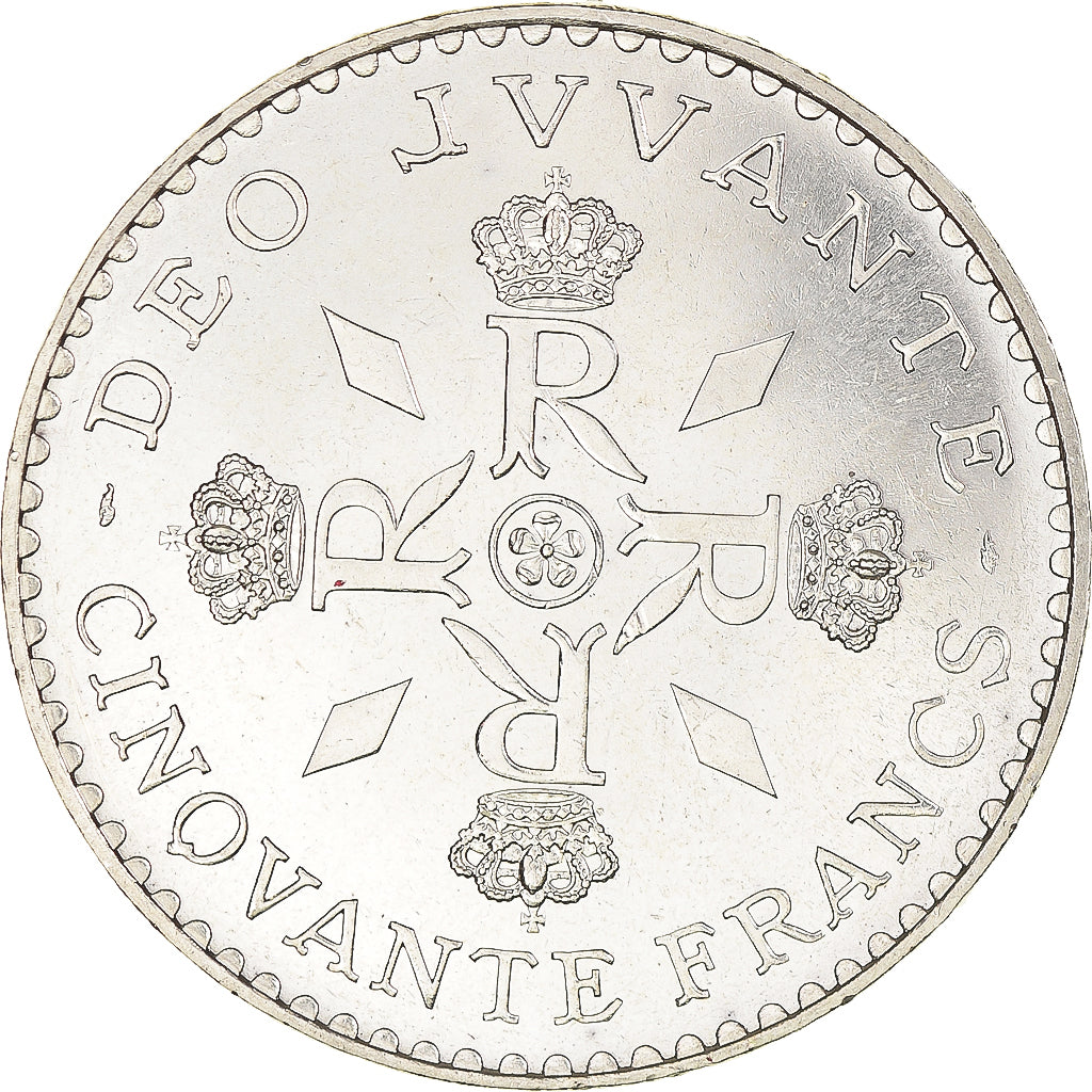 Münze, Monaco, Rainier III, 50 Francs, 1974, VZ+, Silber, KM:152.1