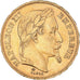 Moneta, Francja, Napoleon III, 20 Francs, 1870, Paris, AU(50-53), Złoto
