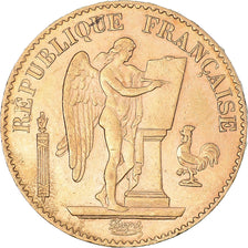 Coin, France, Génie, 20 Francs, 1889, Paris, AU(50-53), Gold, KM:825