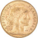 Moeda, França, Marianne, 10 Francs, 1911, Paris, EF(40-45), Dourado, KM:846