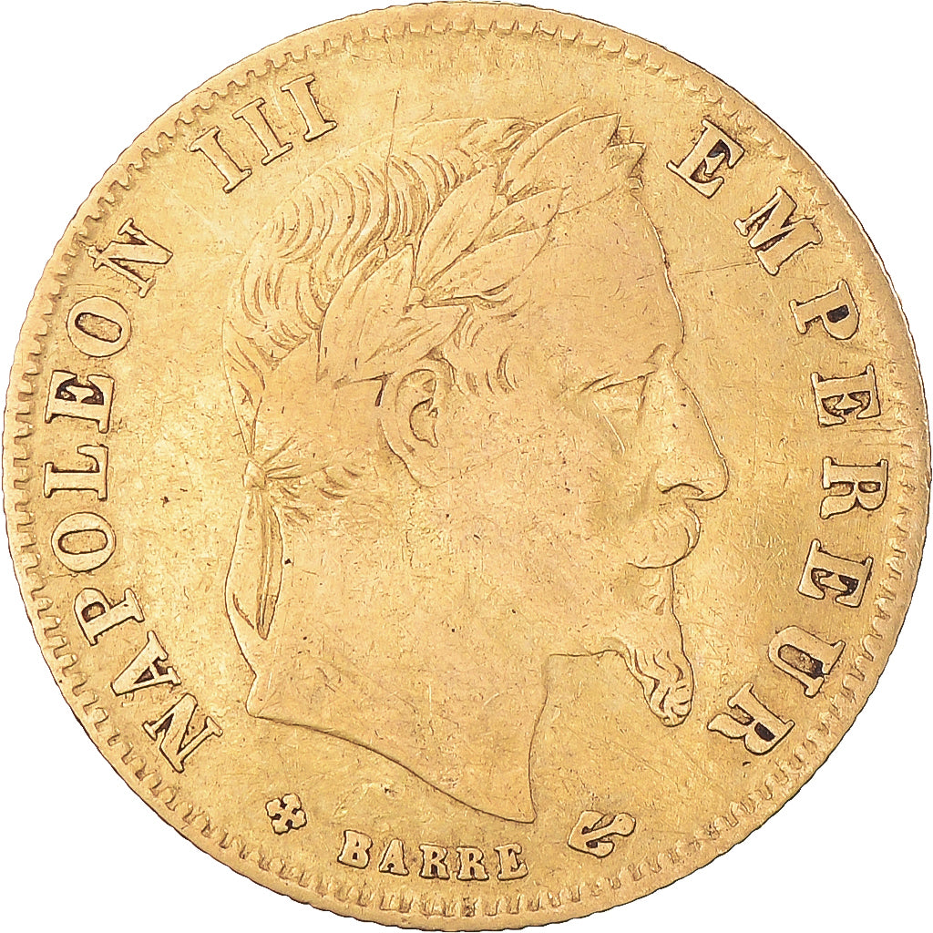 Monnaie, France, Napoleon III, 5 Francs, 1863, Strasbourg, TB+, Or, KM:803.2